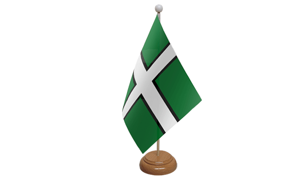 Devon Small Flag with Wooden Stand
